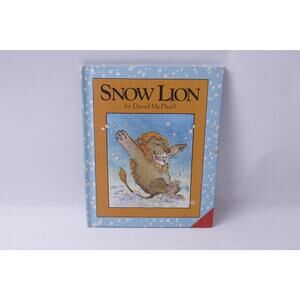 Snow Lion, David McPhail, Vintage, Picture Book, Child Reading, Nursery Library,